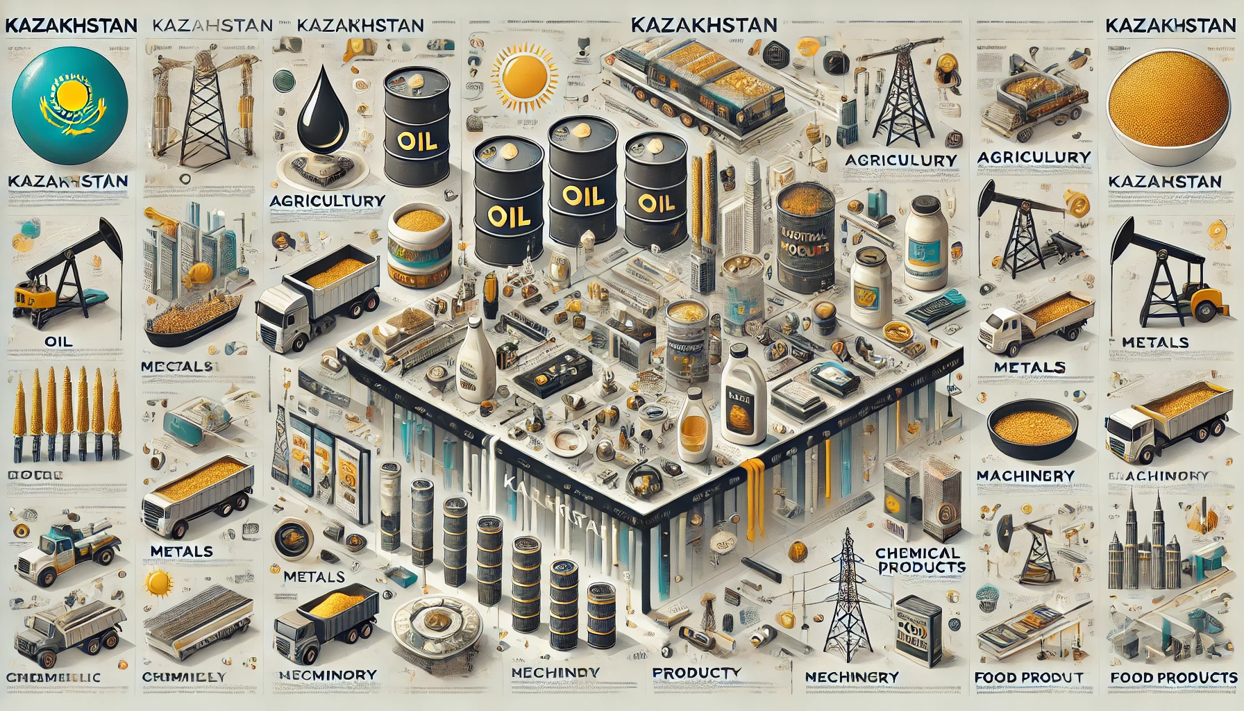 қазіргі таңда қазақстан қандай өнімдерін шет елдерге экспорттайды
