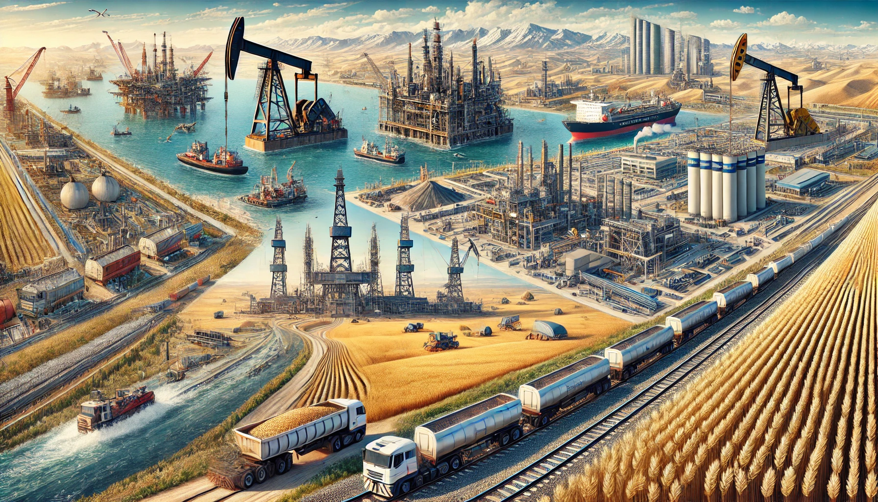 Қазақстандағы ірі кәсіпорындар: Мұнай, металлургия және ауыл шаруашылығы