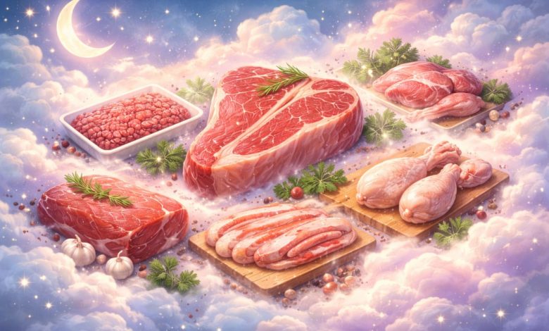 түсіңде ет көрсең