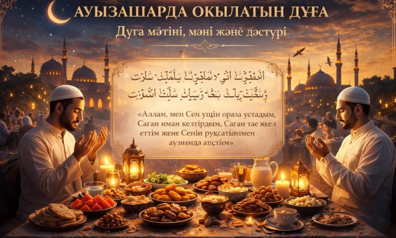 оразада оқылатын дұға