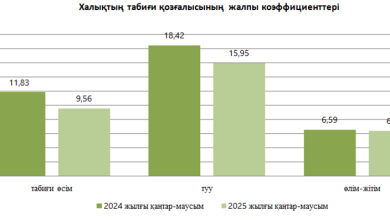 ажырасу статистикасы 2025